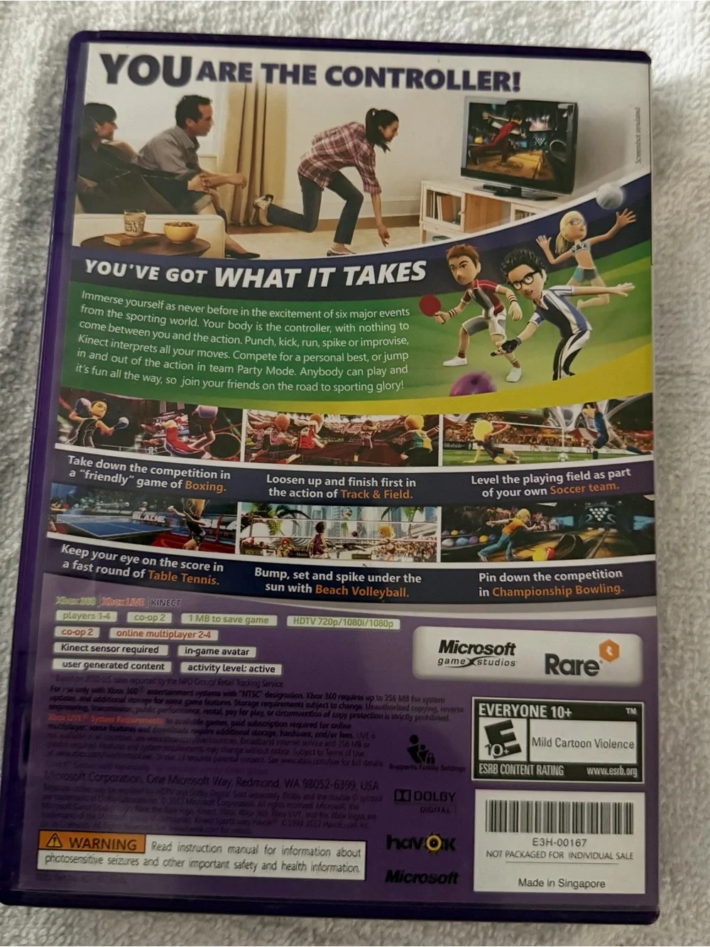 Kinect Sports (Purple)